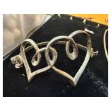 BARSE STERLING SILVER HEART BRACELET BARSE STERLING SILVER HEART BRACELET