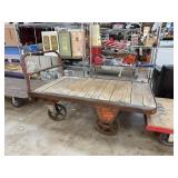 LARGE INDUSTRIAL ROLLING CART NOTE LARGE INDUSTRIAL ROLLING CART NOTE