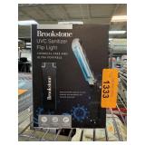 NEW BROOKSTONE UVC SANITIZER FLIP LIGHT NEW BROOKSTONE UVC SANITIZER FLIP LIGHT