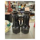 ANTIQUE LEATHER WRAPPED BINOCULARS ANTIQUE LEATHER WRAPPED BINOCULARS