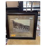 ANTIQUE "GOOD FRIDAY" FRAMED PHOTO HORSES 1898 ANTIQUE "GOOD FRIDAY" FRAMED PHOTO HORSES 1898