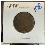 1898 INDIAN HEAD PENNY CENT 1898 INDIAN HEAD PENNY CENT