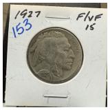1927 BUFFALO NICKEL 1927 BUFFALO NICKEL