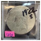 1922-S PEACE SILVER DOLLAR 1922-S PEACE SILVER DOLLAR