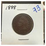 1888 INDIAN HEAD PENNY CENT 1888 INDIAN HEAD PENNY CENT