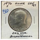 1976-S JFK SILVER BICENTENNIAL HALF DOLLAR UNC 1976-S JFK SILVER BICENTENNIAL HALF DOLLAR UNC