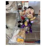LARGE LOT OF MIXED DOLLS / TOYS LARGE LOT OF MIXED DOLLS / TOYS