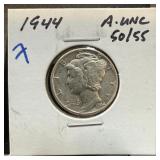 1944 MERCURY SILVER DIME BETTER 1944 MERCURY SILVER DIME BETTER