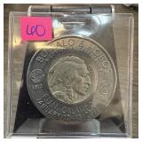 1936 BUFFALO NICKEL IN BUFFALO & HOBOS TOKEN 1936 BUFFALO NICKEL IN BUFFALO & HOBOS TOKEN