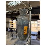 MOTTLED GLASS VASE MOTTLED GLASS VASE