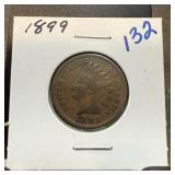 1899 INDIAN HEAD PENNY CENT 1899 INDIAN HEAD PENNY CENT