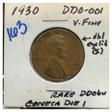 1930 WHEAT PENNY CENT DDO-001 DOUBLE DIE 1930 WHEAT PENNY CENT DDO-001 DOUBLE DIE