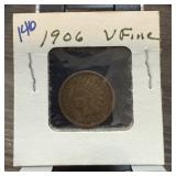 1906 INDIAN HEAD PENNY CENT 1906 INDIAN HEAD PENNY CENT
