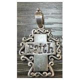BARSE STERLING SILVER FAITH PENDANT BARSE STERLING SILVER FAITH PENDANT