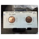 1960 SMALL DATE JEY & 1960-D SMALL DATE CENTS UNC 1960 SMALL DATE JEY & 1960-D SMALL DATE CENTS UNC