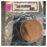 SAN FRANCISCO MINT SEALED TOKEN / COIN SAN FRANCISCO MINT SEALED TOKEN / COIN