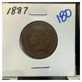 1887 INDIAN HEAD PENNY CENT 1887 INDIAN HEAD PENNY CENT