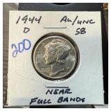 1944-D MERCURY SILVER DIME HIGH GRADE 1944-D MERCURY SILVER DIME HIGH GRADE