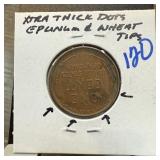 1909 WHEAT PENNY CENT XTRA THICK DOTS DDR-003 1909 WHEAT PENNY CENT XTRA THICK DOTS DDR-003
