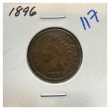 1896 INDIAN HEAD PENNY CENT 1896 INDIAN HEAD PENNY CENT