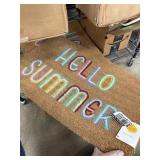NEW DOOR ENTRY MAT HELLO SUMMER NEW DOOR ENTRY MAT HELLO SUMMER