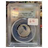 2015-S PCGS PR69DCAM BL RIDGE PKWY SILVER QUARTER 2015-S PCGS PR69DCAM BL RIDGE PKWY SILVER QUARTER