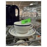 VINTAGE COFFEE CUP / SAUCER LIKE OLD DINERS VINTAGE COFFEE CUP / SAUCER LIKE OLD DINERS