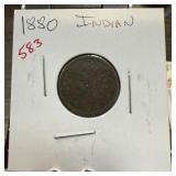 1880 INDIAN HEAD PENNY CENT 1880 INDIAN HEAD PENNY CENT
