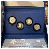 2014 4 COIN FINISH JFK SILVER HALF DOLLARS COMMEM 2014 4 COIN FINISH JFK SILVER HALF DOLLARS COMMEM