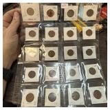 SHET OF MIXED DATE WHEAT PENNIES CENTS SHET OF MIXED DATE WHEAT PENNIES CENTS