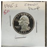1995-S CAMEO PROOF QUARTER 1995-S CAMEO PROOF QUARTER