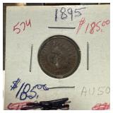 1895 INDIAN HEAD PENNY CENT 1895 INDIAN HEAD PENNY CENT