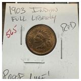 1903 INDIAN HEAD PENNY CENT PROOF LIKE NICE COIN 1903 INDIAN HEAD PENNY CENT PROOF LIKE NICE COIN