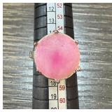 STERLING SILVER LARGE STONE RING STERLING SILVER LARGE STONE RING