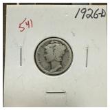 1926-D MERCURY SILVER DIME 1926-D MERCURY SILVER DIME