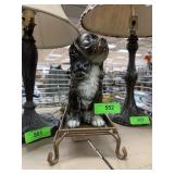 LARGE VINTAGE CERAMIC DOG LARGE VINTAGE CERAMIC DOG