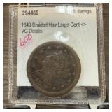 1849 LARGE CENT 1849 LARGE CENT