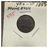 1857 FLYING EAGLE CENT 1857 FLYING EAGLE CENT