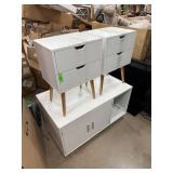 CABINET & 2PC NIGHT STANDS NOTE CABINET & 2PC NIGHT STANDS NOTE