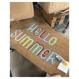 NEW DOOR ENTRY MAT HELLO SUMMER NEW DOOR ENTRY MAT HELLO SUMMER