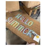 NEW DOOR ENTRY MAT HELLO SUMMER NEW DOOR ENTRY MAT HELLO SUMMER