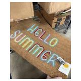 NEW DOOR ENTRY MAT HELLO SUMMER NEW DOOR ENTRY MAT HELLO SUMMER