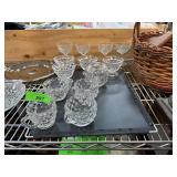 LARGE LOT OF FOSTORIA GLASSWARE LARGE LOT OF FOSTORIA GLASSWARE