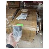 QTY 48 NEW EMPTY CANDLE JARS BLACK QTY 48 NEW EMPTY CANDLE JARS BLACK