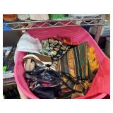 LARGE BIN OF MISC SCARVES ETC LARGE BIN OF MISC SCARVES ETC