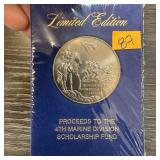 LIMITED ED 4TH MARINE SCHOLARSHIP FUND COIN