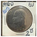 1972-D BU IKE DOLLAR