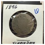 1896 LIBERTY V NICKEL SCARCE DATE