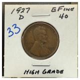 1927-D WHEAT PENNY CENT
