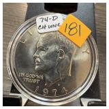 1974-D UNC IKE DOLLAR